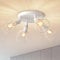 ANWIO LED Deckenstrahler 4 Flammig Rund Weiß 350°, Strahler Deckenleuchte E14 4 Flammig Deckenlampe Spot, Lampe Wohnzimmer Deckenspot Küchenlampe Spotleuchte Wand EUC-EA190813-14-04CW-1U
