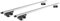Alu Dachträger kompatibel mit Nissan Qashqai J10 J11 2007-2021 5 türig Silber TÜV 2 TLG