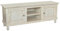 Vicentini arreda MOBILE PORTA TV NAPOLETANO IN LEGNO 2 ANTE 2 VANI A GIORNO SHABBY CHIC BIANCO ANTICATO