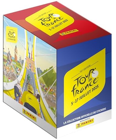 Panini Tour de France 2025 Box mit 36 Hüllen, Gelb