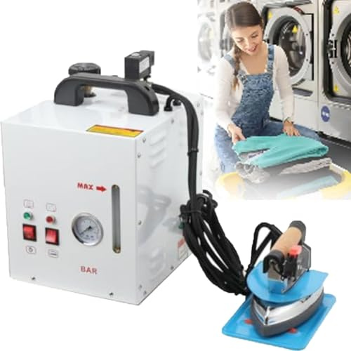 ZHIXUMM 900w Handheld Steam Boiler Iron Steamer, Professional Ironing Station, 1600w Electric Industrial Steam Ironwith 4l Water Tank Suitable Separate Boiler For Ironing Clothes, Curtains, Carpets