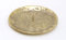 Kerzenteller Messing Gold mit Dorn Ø 9 cm ideal für Kerzen