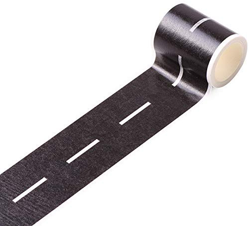 Angoter 1 Rolle Washi Klebeband Mit Creative-Verkehrs-Verkehrsmuster Breitem Band Für Kinder Spielen Creative-Haus-Dekor
