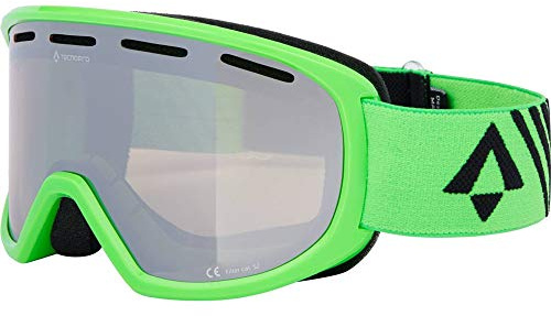 TECNOPRO Herren Pulse 2.0 Plus Skibrille, Green/Black, 1size