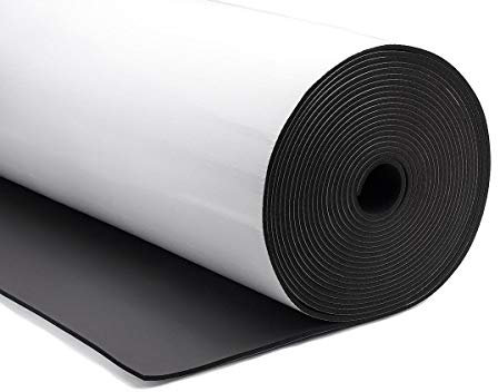 Dämmmatte selbstklebend Kautschuk Isoliermatte 13mm Dämmdicke Dämmung Isolierung 1m² - 11m² - Markenqualität Insul-Roll XT (Dämmplatte selbstklebend 13mm - 2m²)