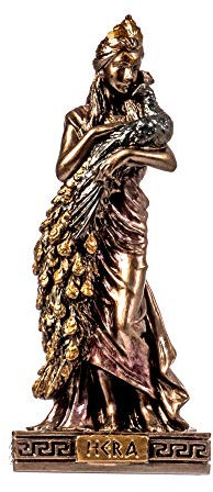 Hera Göttin der Ehe, Frauen, Geburt und Familie Miniatur Kaltguss Bronze Statuen 8.5cm