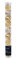 Kaemingk Decoris Weihnachtskugeln Glas 3cm x 9 Stück Sterne Schneeflocken Streifen Glitzer Muster Gold/Perle Mix