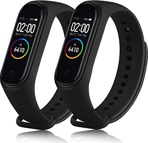 DEOU Cinturino Compatibile per Xiaomi Mi Band 4 Cinturino per Xiaomi Mi Band 3 Braccialetto, Cinturini Silicone di Ricambio Morbido Traspirante da Orologio per Mi Band 4/3 (2G)