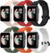 Gransho Cinturino per Orologio compatibile con Xiaomi Mi Watch Lite/Redmi Watch, Cinturino di Ricambio in Silicone per Orologio Sportivo (6-Pack H)