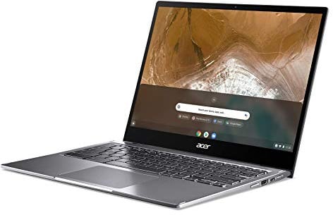 Acer Chromebook Spin con touchscreen | 13.5 Quad-HD IPS | Intel Core i5-10210U | 8GB di RAM | 128GB eMMC | Chrome OS | Tastiera QWERTY