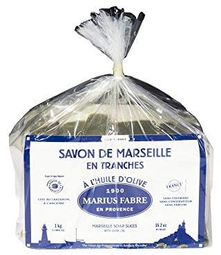 Marius Fabre - Savon de Marseille Brut à la Coupe 1kg à l’Huile d’Olive