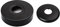 Rosace Robinet Noir, MYLERCT 2 Pièces Rosace Mitigeur Douche en Acier Inoxydable, Rosace Robinet Exterieur pour Tuyaux Diamètre 20mm et 25mm, Rosace pour Robinets de Douche, Robinets, Radiateurs