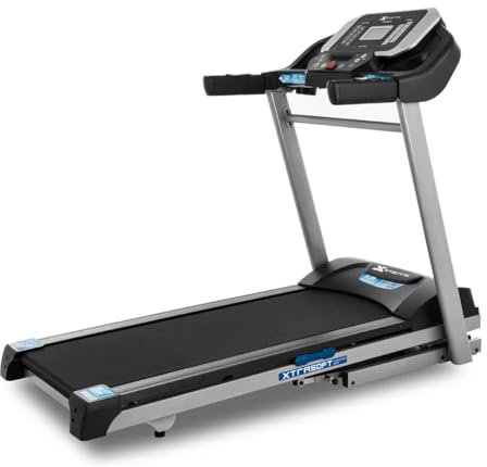 XTERRA Fitness TRX2500 Laufband – 2,25 PS Motor, 16 km/h Geschwindigkeit, 10 Steigungsstufen, 28 Programme, Bluetooth, Kinomap & Zwift kompatibel, Gelenkschonend, Klappbar – Perfekt für Lauftraining