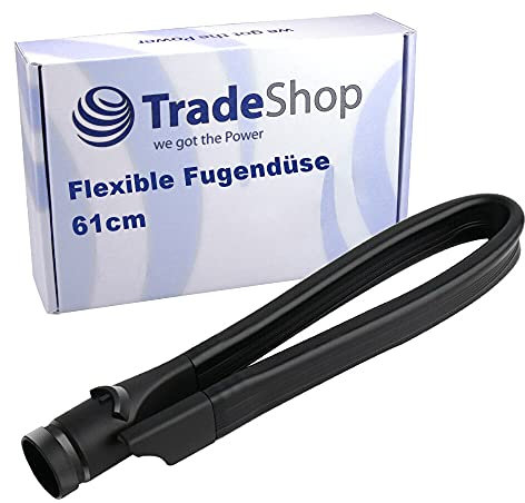 Trade-Shop Flexible Fugendüse Staubsaugerdüse Saugdüse kompatibel mit Dyson DC51 DC52 DC53 DC54 DC55 DC56 DC63 DC65 DC66 / 61cm lang, 180 Grad biegsam