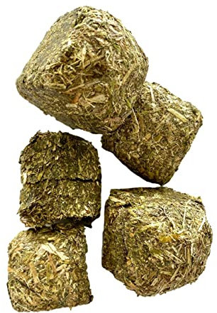 Generico Fieno in Wafer per Cavalli | Foraggio per Cavallo | Ricchi di Fibra | Pasto Completo - Sacco da 18 kg