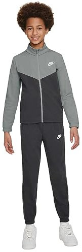 Nike FD3067-084 K NSW TRACKSUIT POLY FZ HBR Jacket Unisex SMOKE GREY/ANTHRACITE/WHITE Größe L
