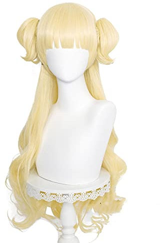 Anime Shadows House Emilyko Cosplay Wig SHADOWS HOUSE Golden Double Ponytail Hair Halloween Party Role Play Wigs