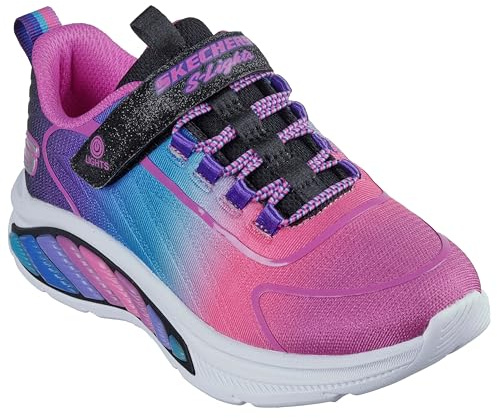 Skechers Rainbow Cruisers 303721L-BKMT, Girl Sneakers,Sports Shoes, Black, 33 EU