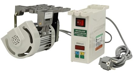 Nähmaschinen-Motor, 600 W, leiser Stellantrieb, bürstenlos, für Industrie, Haushalt, mit hohem Kopf, Doppelnadel (EU)