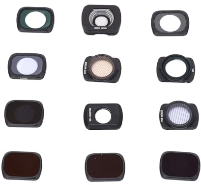 Kit Filtri ND CPL per Osmo Pocket 3, Set Filtri per Obiettivi Fotocamera Professionale, Kit Filtri per la Riduzione Dell'inquinamento Luminoso per Osmo Pocket 3