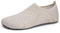 IceUnicorn Badeschuhe Damen Strandschuhe Herren Barfuss Socken Schwimmschuhe Aquaschuhe Wasser leich(342Beige,38/39EU)
