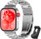 MIJOBS Correa Compatible con Huawei Watch Fit 4/3/4 Pro Correas de Metal Acero Inoxidable Pulsera Accesorios para Relojes Inteligentes Huawei Watch Fit 4 Pro/3/4 Correa Ajustable Correas Metálica