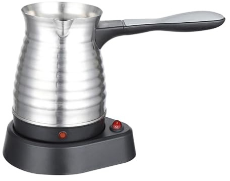 FytStycale 500ml Turkish Coffee Maker, Electric Kettle, Stainless Steel Coffee Kettle, Arabic & Greek Coffee Pot for Home Kitchen, Thread