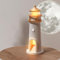 Aisny Leuchtturm Deko, Lichthaus mit LED Licht Mondprojektion Leuchtturm Lampe Leuchtfeuer mit Automatisches Sensorlicht Geschenk für Weihnachten Geburtstag Erntedankfest Valentinstag