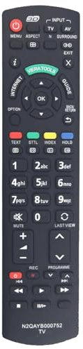 N2QAYB000752 - Mando a distancia de repuesto para Panasonic Smart TV TX-L37ET5 TXL37ETW5 TX-L37ETW5 TXL42ET5 TX-L42ET5 XL32ET5 TX-L32ET5 TXL32ETW5 TXL37ETET5 unidades