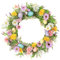 Künstlicher Blumenkranz Ostern Frühlingskranz Bauernhaus Osterdekorationen Gemischte Zweige Ostern Türdekorationen Haustür Osterkranz Wand Deko Osterkranz