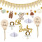 Syoulin-babyparty deko，Baby Shower deko,Oh Baby Girllande und Baby Party Esstisch/Wanddekoration，Für Gender Reveal & neutrale Babyparty,Erstellen Sie eine warme und Exquisite Atmosphäre