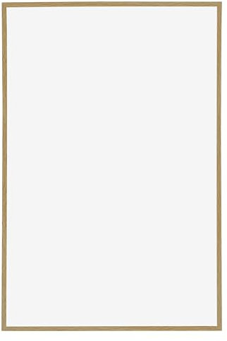 Dutch Frame Factory - Bilderrahmen 60x90 cm - Buche Hell - Bilderrhamen aus Kunststoff mit Antireflex Kunstglas - Fotorahmen 60x90 cm - Easy