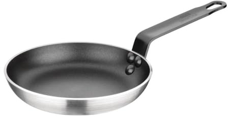 Nisbets Essentials Non-Stick Aluminium Induction Frying Pan, 20cm, 20 cm | Distributes heat evenly for consistent cooking results while ensuring quick cleanup and effortless food release.