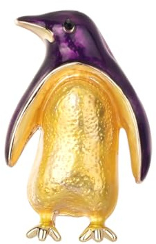 CALLARON Moderne Kreative Pinguin-brosche Aus Umweltfreundlicher Legierung Mit Funkelnden Strasssteinen Stilvolle Anstecknadel Für Kleidung Taschen Hochzeit Party Elegantes Geschenk Für Dam