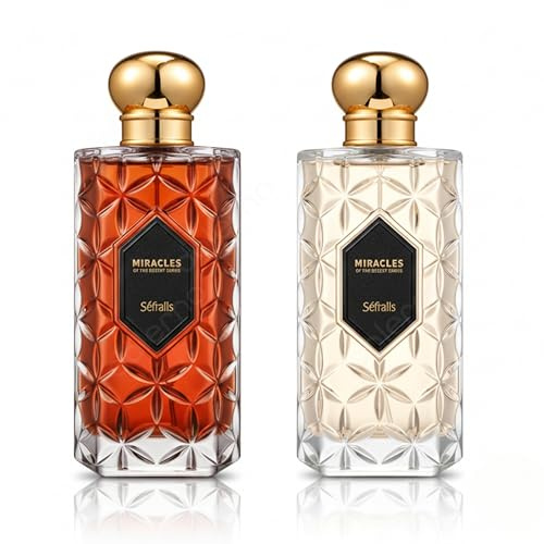 SEFRALLS Parfüm Miracles of the Desert Parfum Set 2×100 ml Desert Musk & Golden Bloom Eau de Parfum Luxus Duftset Damen & Herren Orientalisch, Blumig Langanhaltend Geschenkbox Geburtstag, Weihnachten