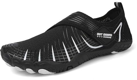 Scarpe Scoglio Donna Mare Acqua Barefoot Asciugatura Rapida Antiscivolo Scarpette Spiaggia Chiusura Strappo Traspirante Nuoto Immersione Piscina Sport Leggere Calzari Estate Acquagym (06,40)