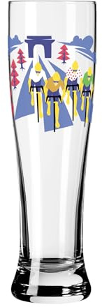 RITZENHOFF 8265001 Bierglas 640 ml - Serie Radsport - 1 Stück mit Frankreich-Radsport-Motiv - Made in Germany