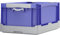 BITO 51-31470 Klappboxen EQ mit Liftgriffen/Glattem Boden, 600 mm x 400 mm x 285 mm, 20 kg Inhaltsbelastung, Blau/Grau