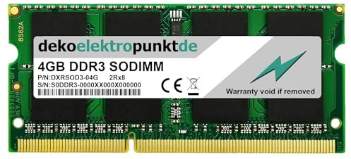 dekoelektropunktde 4GB Ram Speicher passend für Samsung NP300E5A-S04DE SODIMM DDR3 PC3