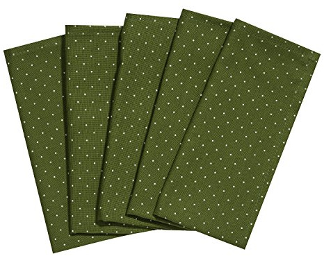 Windelmanufaktur: Taschentücher aus Stoff, waschbare, wiederverwendbare Öko Taschentücher aus Baumwolle, 5 Stück - Made in Germany (Wiesenglück)