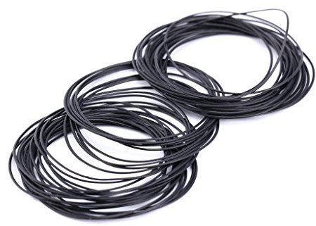 500 Stücke Uhrendichtungssatz Dichtungsring-Sortiment vorsortierte Gummidichtungen, Fiberringe, O-Ringe