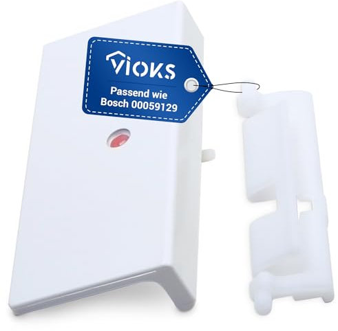 VIOKS Türgriff Kühlschrank Ersatz für 059129 Bosch Siemens Gefrierfach Griff - Gefrierfachtür Griff für Kühlschrank Gefrierfach Klappe mit Feder