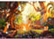 Runa Art Fototapete Kinderzimmer Waldtiere 352 x 250 cm Vlies Tapeten XXL Moderne Wandtapete Babyzimmer Braun Orange Grün 9449011a