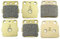 S SYUU Kupferfaser Motorrad Bremsbeläge Vorne Hinten kompatibel mit Suzuki LT-Z 400 LTZ 400 LTZ400 Quadsport 400 2003-2010 2011 2012 2013 2014 2015 FA084F FA137R