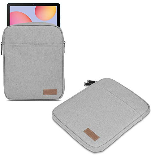 Sleeve Hülle kompatibel mit Samsung Galaxy Tab S11 S10 S9 / FE A9 Plus S8 S7 S6 Lite Tablet Tasche Schutzcover Schutz Case Cover bis 11 Zoll, Farbe:Grau