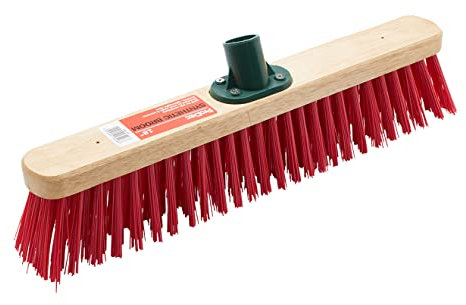 ProDec 18 Inch Synthetic Fibre Sweeping Broom Head for Heavy Duty Outdoor Sweeping