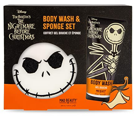 Disney Nightmare Before Christmas Ensemble gel douche et éponge