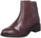 Clarks Maye Palm, Stivali Chelsea Donna, Pelle Bordeaux, 41 EU
