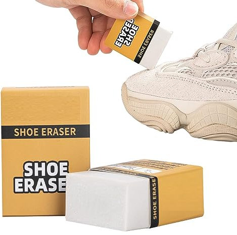 Gomme Nettoyante Daim,Gomme Nettoyante de Supérieure pour Chaussures,Gommes pour Chaussures en Daim,Gomme Nettoyante pour Chaussures,l'Entretien Des Chaussures,Pour Nettoyer Taches et Marques,2 Pièces