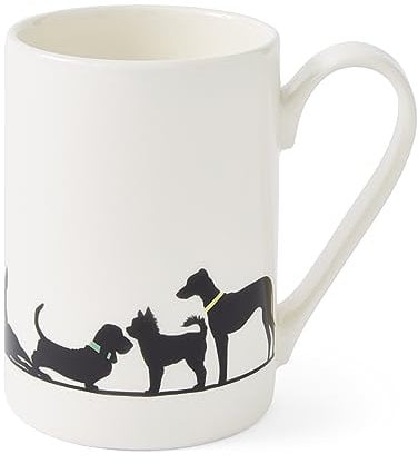 Portmeirion Mug Meirion Silhouette Dog Friends Single Mug